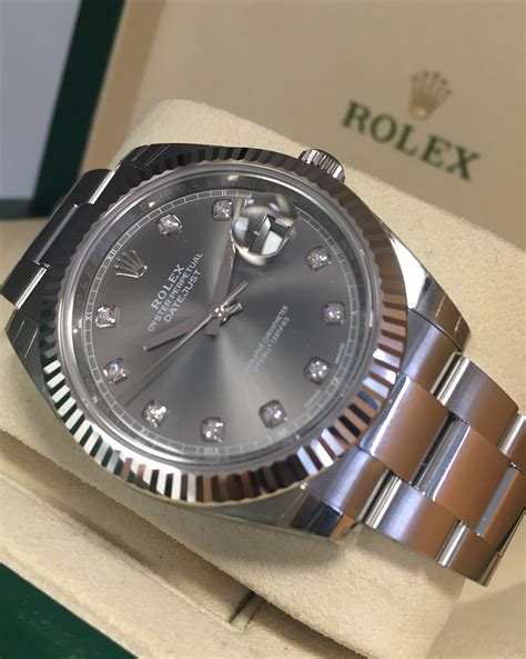 used 41mm mens rolex|Rolex datejust 41 rhodium price.